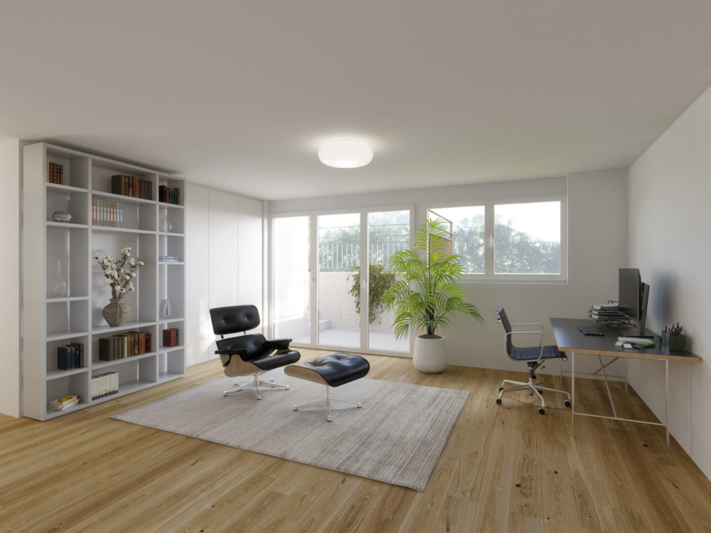 Gehobenes Wohnen an exklusiver Lage in Oberwil BL - Büro/Zimmer - Sockelgeschoss W4