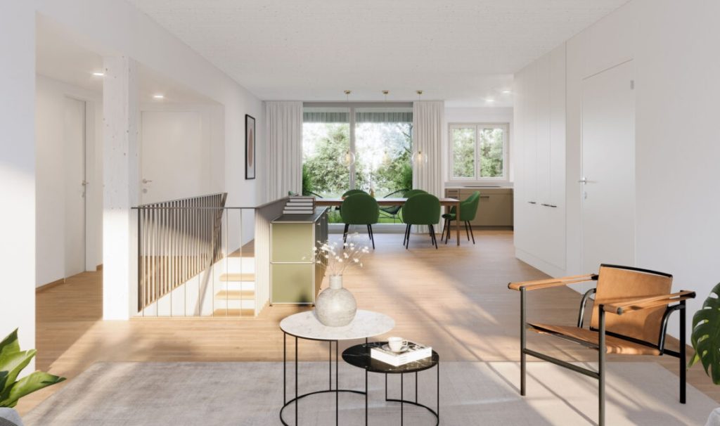 grossflächige 5.5 Zimmer-Maisonettewohnung - Inwil Schützenmattpark 1 Maisonettewohnung