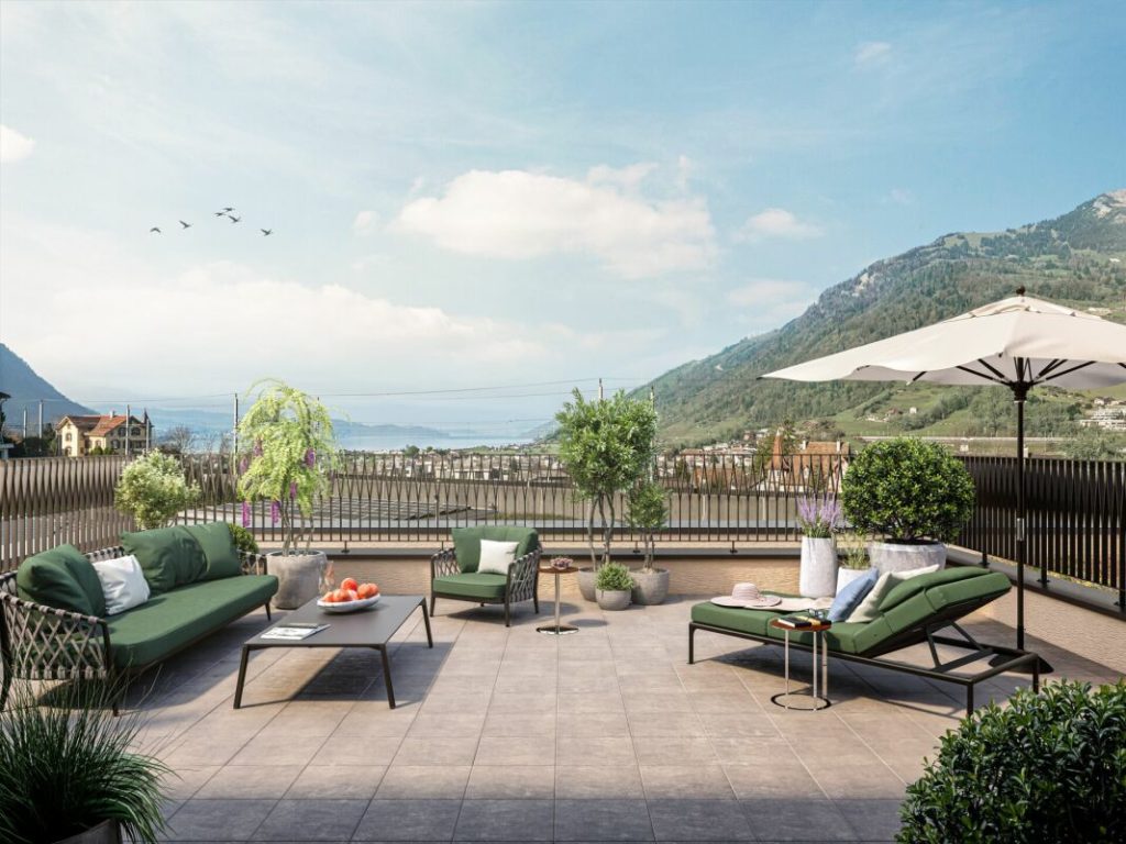 Neubauprojekt Goldau Living | SZ - MFH A Attika