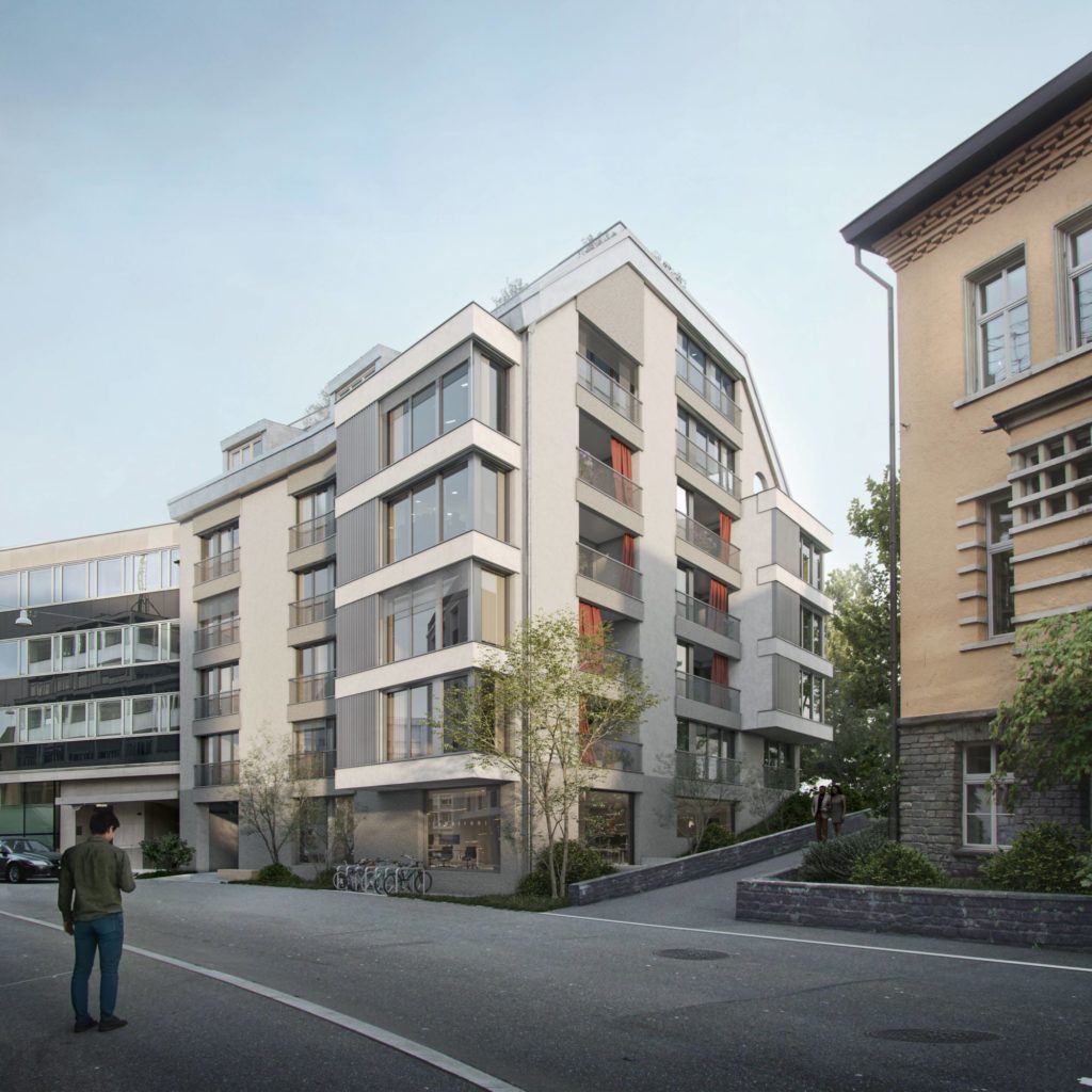 Projektankündigung: Erstvermietung in Oerlikon - Aussenvisualisierung