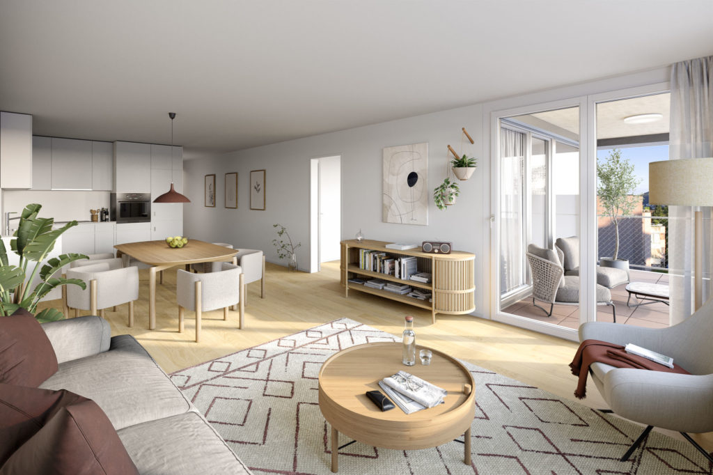 Erstvermietung in Neuenhof AG - Wohnzimmer
