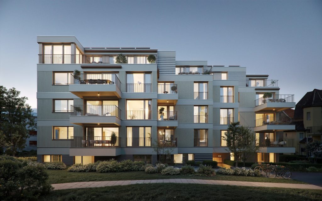 Neubauprojekt an bevorzugter Lage in Altstetten - Xania_Schachenstrasse32_01_View_K_QuatreCaps