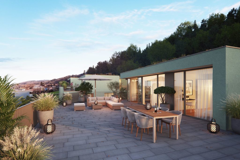 «Im Eich» in Neuenhof – Ruhig und zentral wohnen - Terrasse