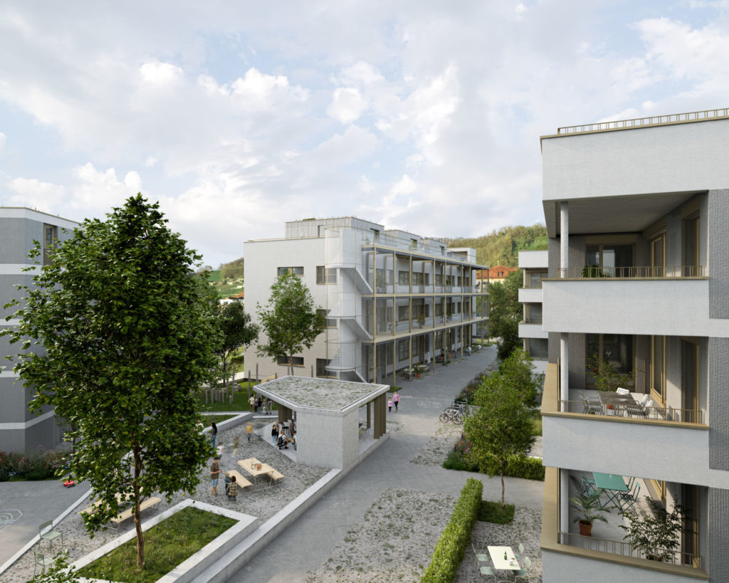 Döttingen: Attraktive Mietwohnungen - Aussenvisualisierung