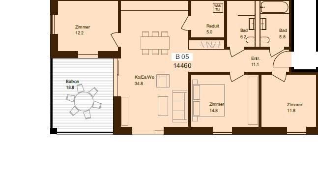 Neubau 4.5-Zimmer-Eigentumswohnung in Schaffhausen - Bild 6