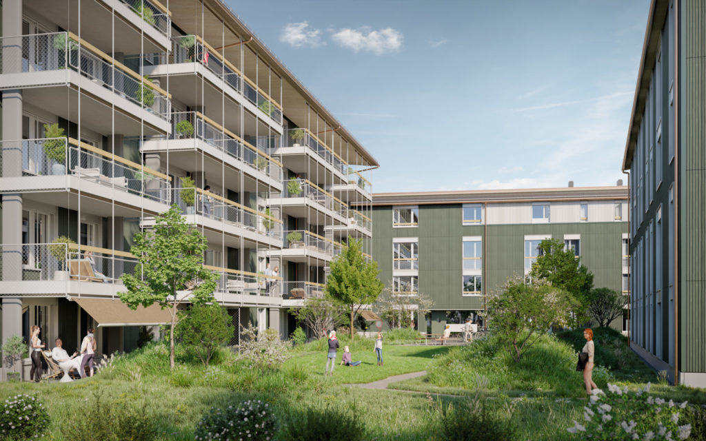Neuenhof, "Eich und Birk": Attraktive Mietwohnunge - Aussenvisualisierung