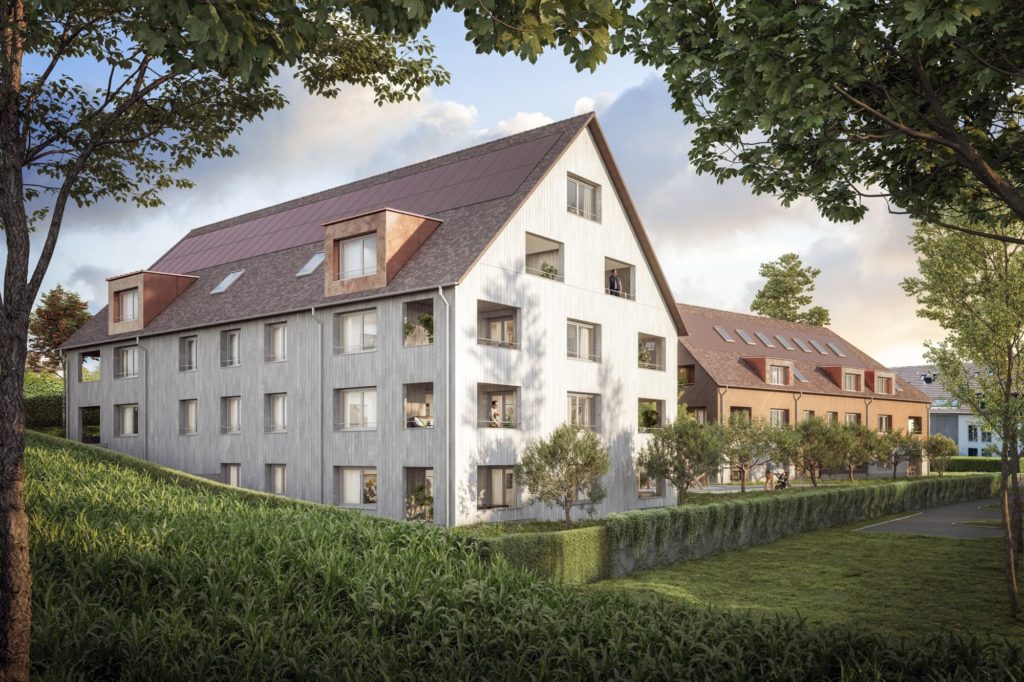 Neubau 2.5-Zimmer-Wohnung ländlich gelegen in Kloten - Ruet_ext02_Final_v2_web