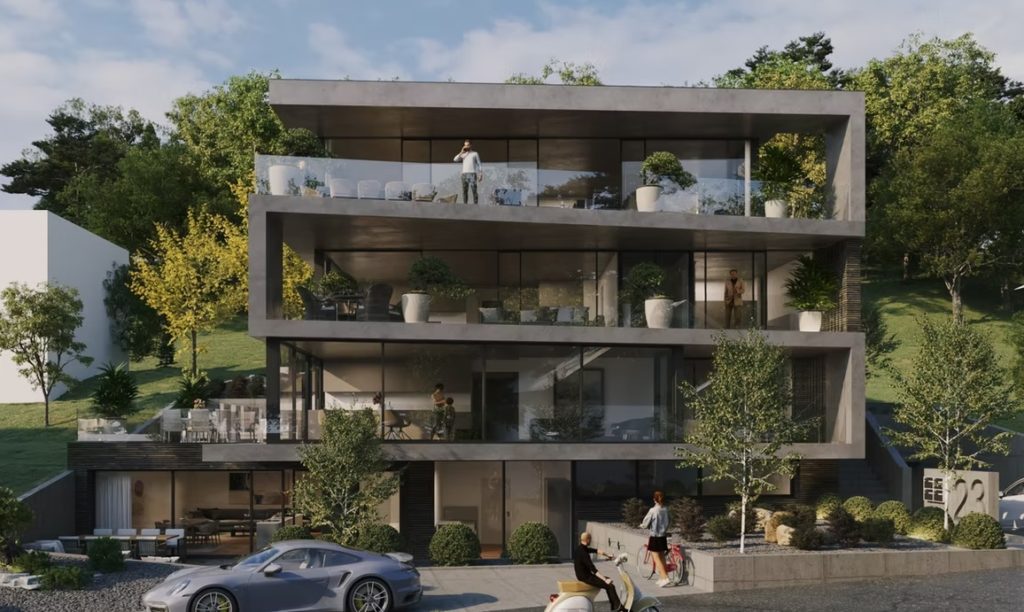 attraktive 4.5 Zimmer-Wohnung - Uitikon Waldegg Chliwisstrasse 23. Front