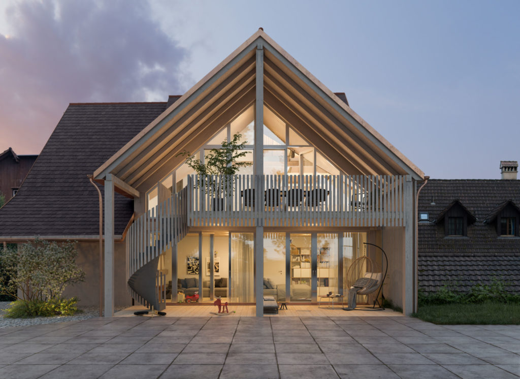 Premium Maisonette-Eigentumswohnung mit Atelier - Aussen_1