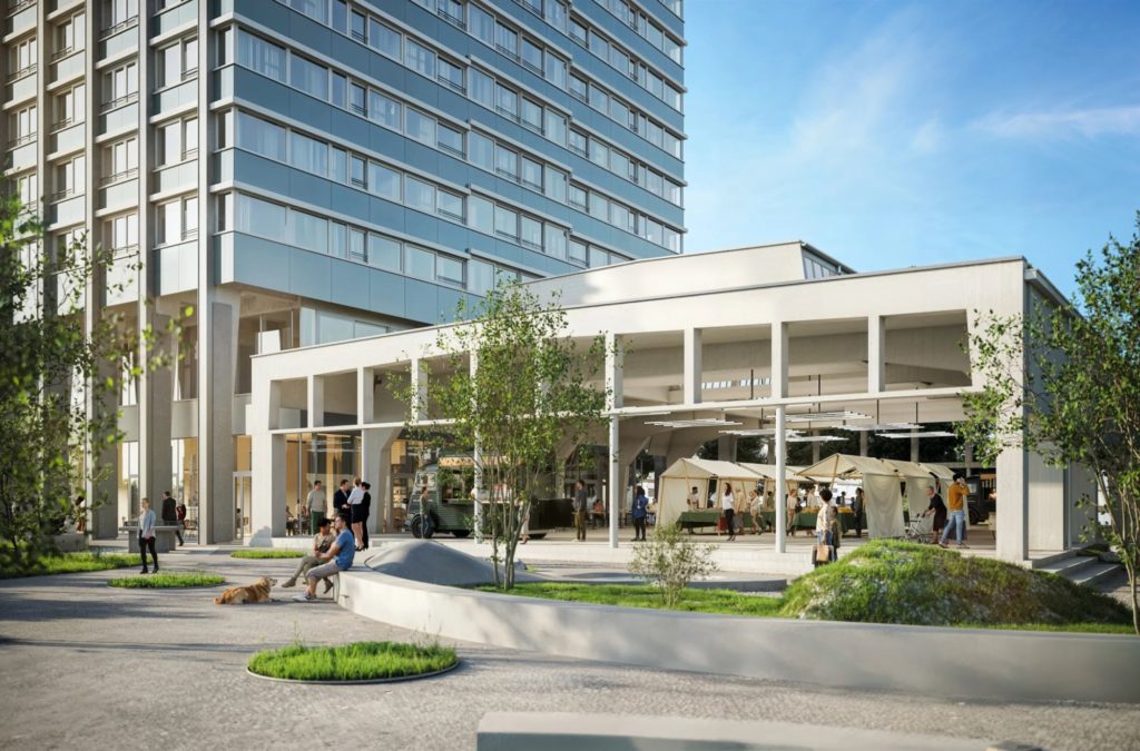 ALTO - Erstvermietung Wohnhochhaus in Altstetten - Aussenansicht
