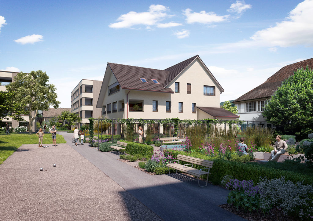 Neubau: 72 Mietwohnungen in Lausen (BL) - 211122_bearbeitet_9343-Areal Scholer