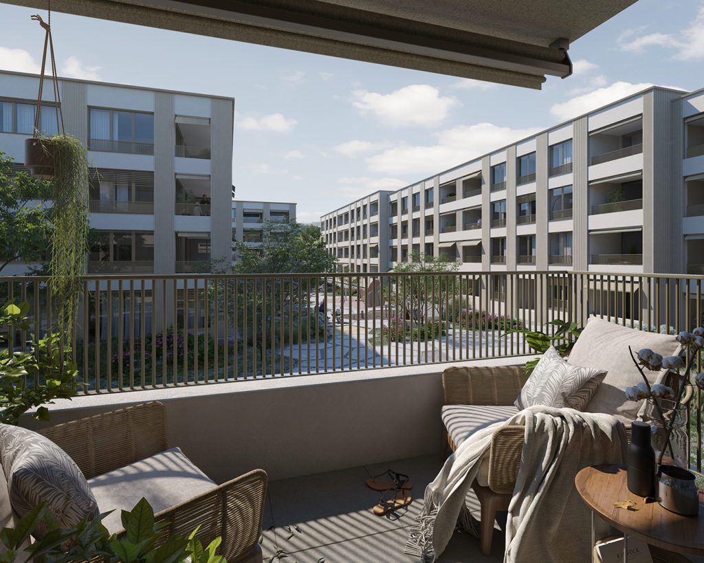 Neubau: 72 Mietwohnungen in Lausen (BL) -  Lausen_A2_F1_klein
