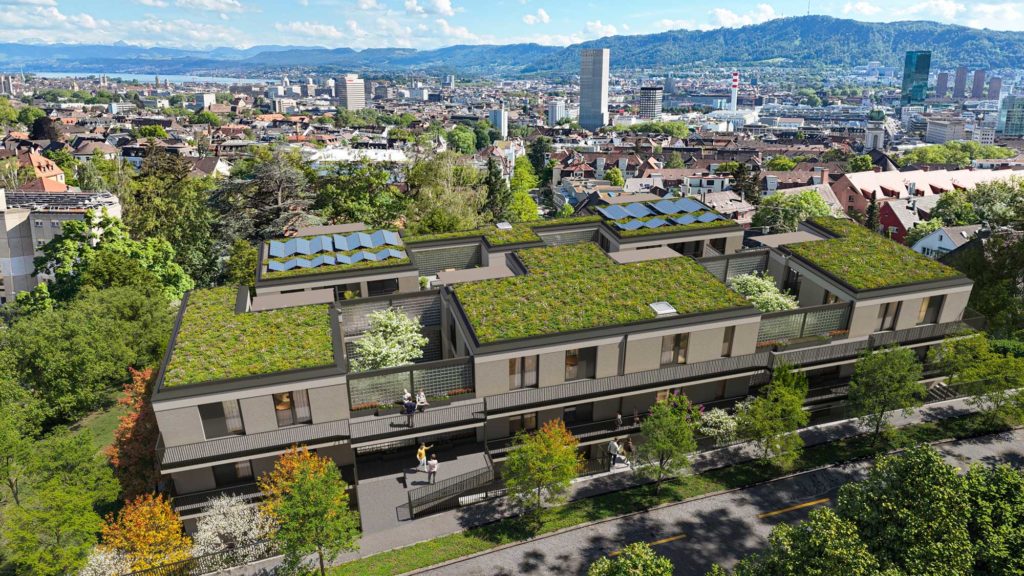 Ankündigung 3.5-Zimmer-Mietwohnung in Zürich - Visualisierung