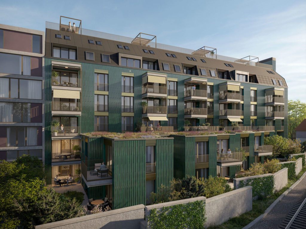Neubauprojekt Eichstrasse - Zürich-Wiedikon - Aussenvisualisierung_CAM3_Final_4zu3