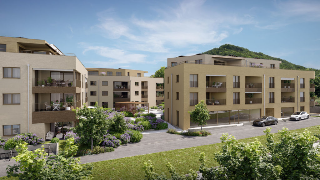 «Wohnpark Längg» in Rekingen - Wohnen neu gedacht - Aussenvisualisierung