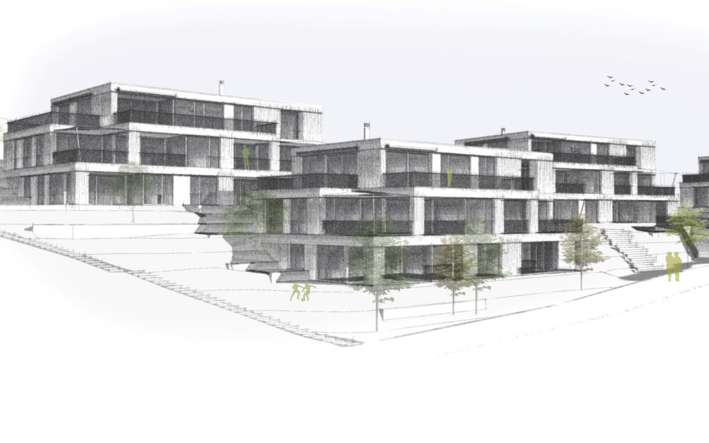 4.5-Zimmer-Terrassenwohnung mit sensationeller Bergsicht - Terrassenwohnungen Dintikon