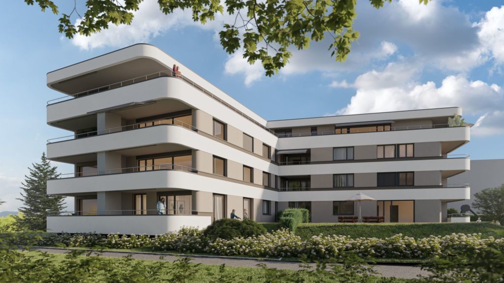 Mietwohnungen auf Eigentumsniveau in Sulgen - Visu von Webseite Architekt1