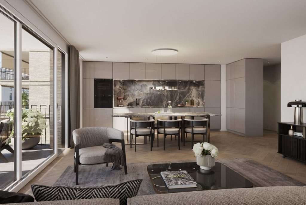 gemütliche 2.5 Zimmer-Wohnung - Zürich Ringstrasse 45 47, Essbereich