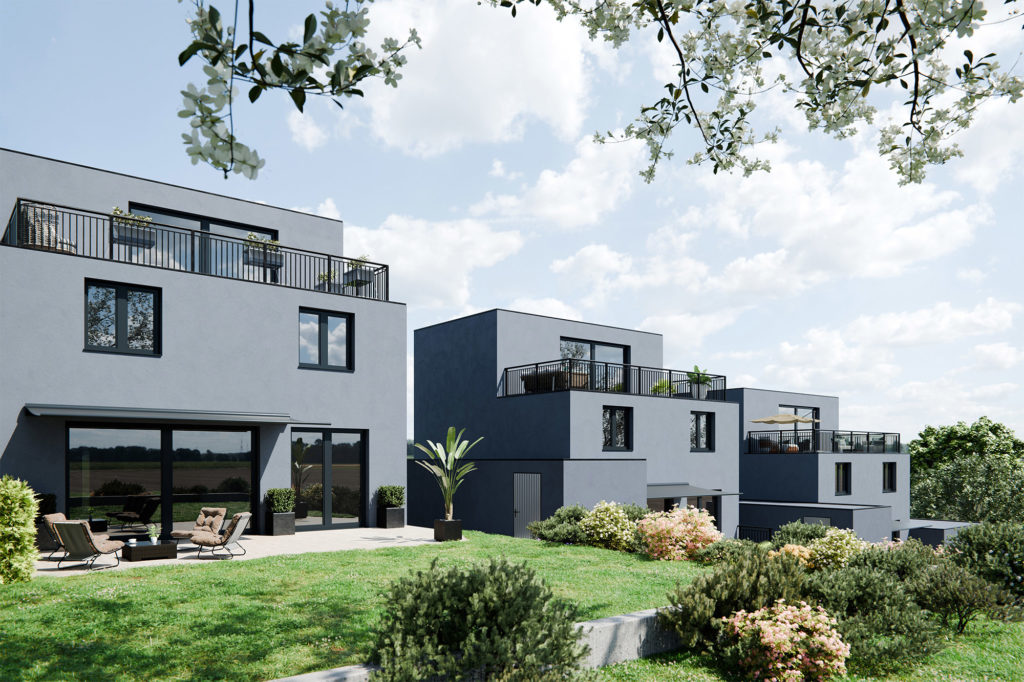 exklusives 4.5-Zimmer-Einfamilienhaus in Uerkheim - Aussenansicht