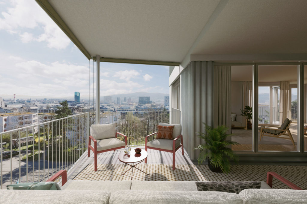 Ankündigung Erstvermietung in Zürich-Wipkingen - A4.02_Balkon