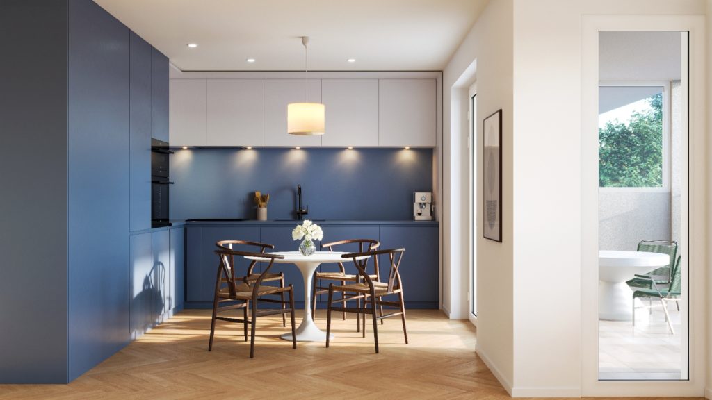 Hochwertige Stadtwohnungen in Zürich-Wiedikon - GroundFl_Kitch_1V