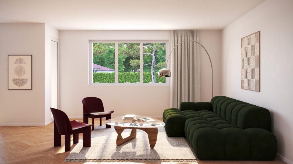 Hochwertige Stadtwohnungen in Zürich-Wiedikon - GroundFl_Liv_2V