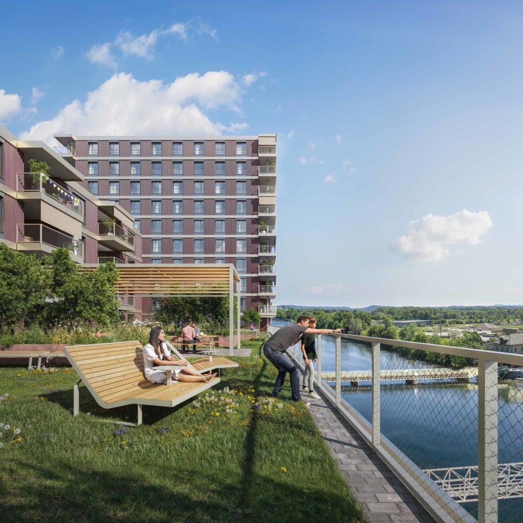 Eigentumswohnungen im Lagerhaus Attisholz - 113309_Dachgarten_AP_01_V01