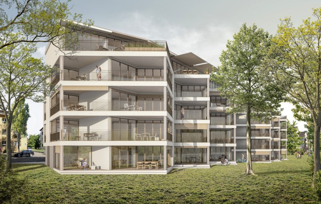 Vorankündigung Erstvermietung im Kreis 6 in Zürich - Visualisierung aussen
