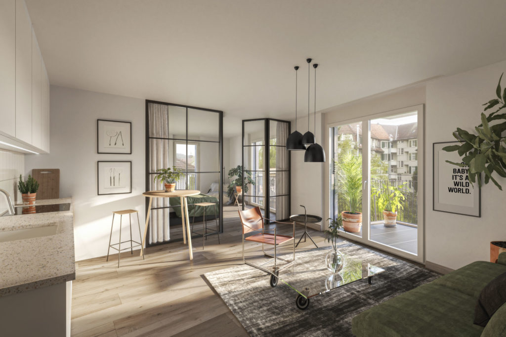 Projektvorstellung: 2.5-Zimmer-Geschosswohnung im Kreis 6 - 220927-WRA-Kunzlistrasse-Oerlikon_IN_3OG