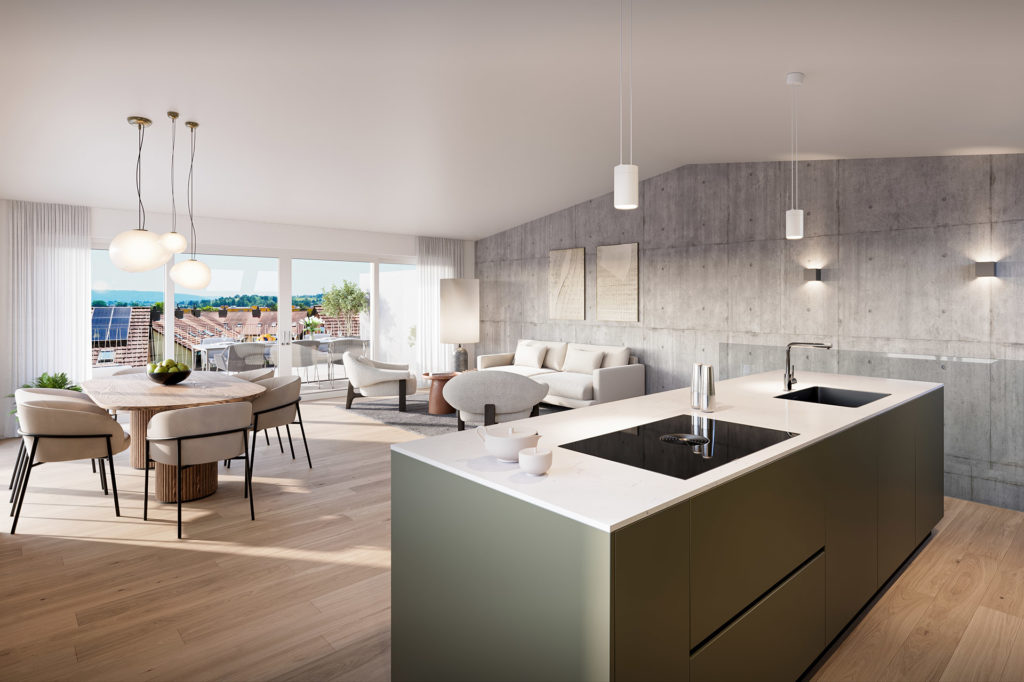 Exklusives Doppeleinfamilienhaus in Bassersdorf - Innenansicht