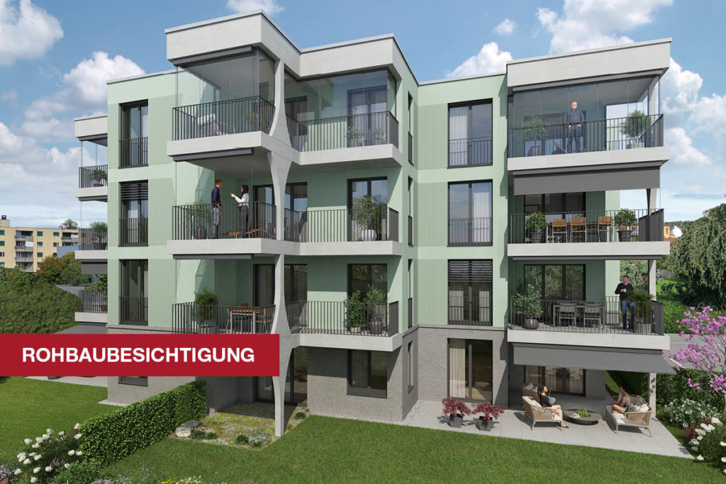 Eigentumswohnungen in Fehraltorf - Rohbaubesichtigung