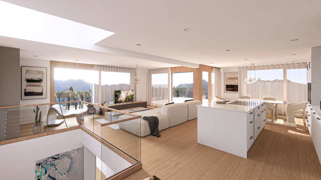 4.5 Zimmer-Duplex-Attikawohnung mit Alpenterrasse - Bild 4