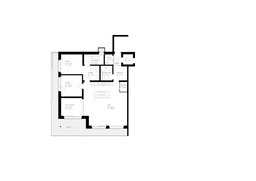 4.5 Zimmer-Wohnung Erdgeschoss - Bild 6