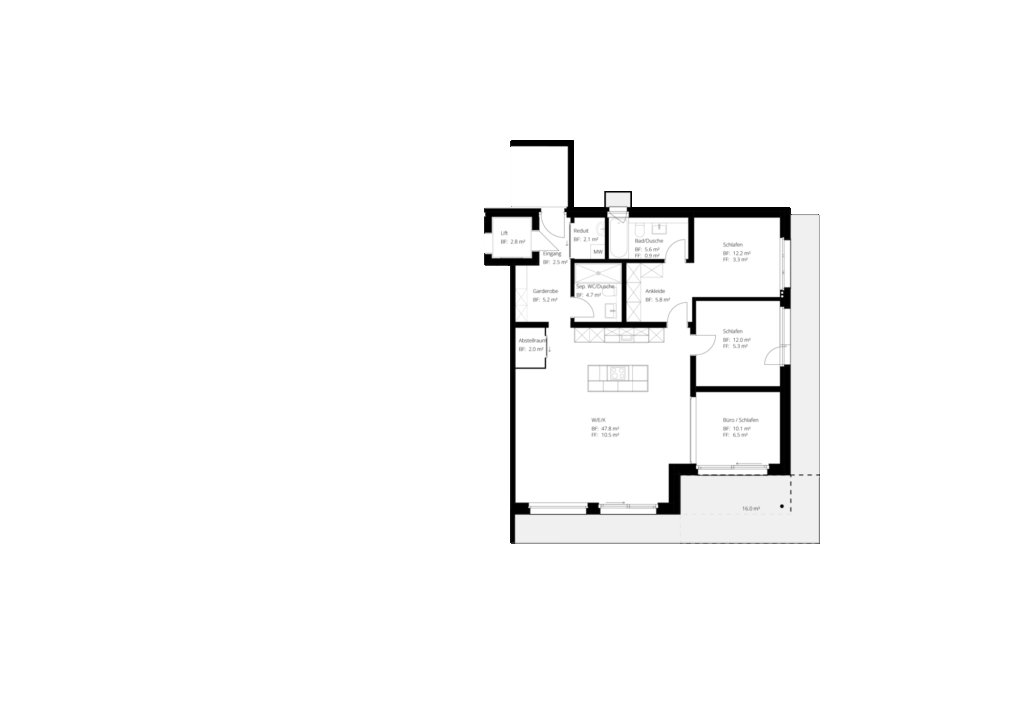 4.5 Zimmer-Wohnung Erdgeschoss - Bild 9