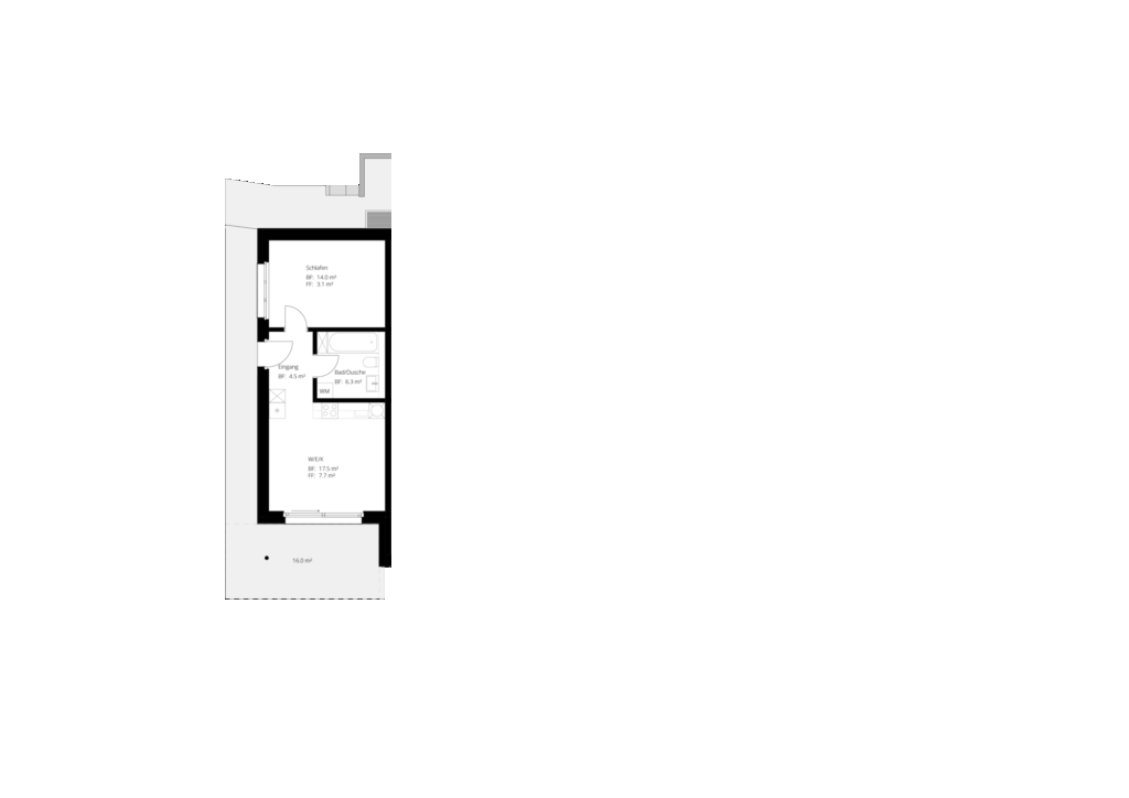 2.5 Zimmer-Wohnung 1. Obergeschoss - Bild 7