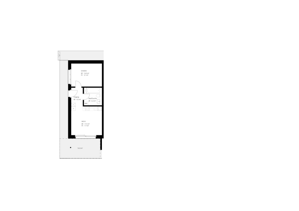 2.5 Zimmer-Wohnung 1. Obergeschoss - Bild 6