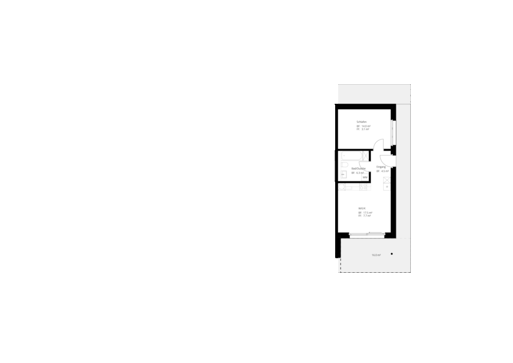 2.5 Zimmer-Wohnung 1. Obergeschoss - Bild 9