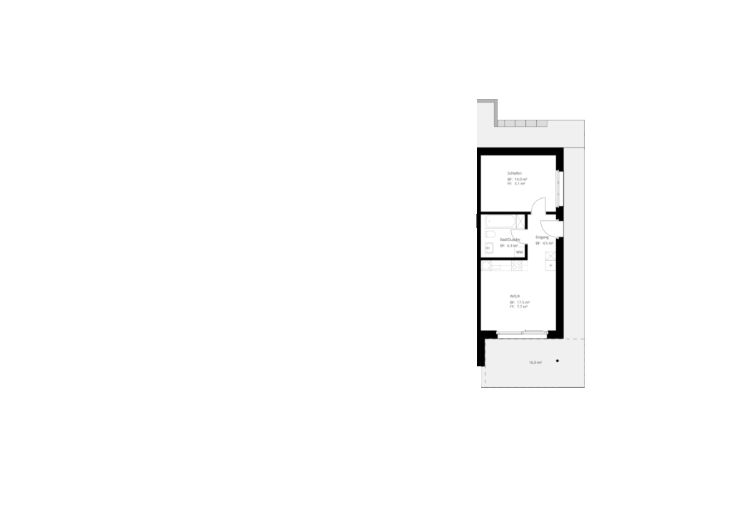 2.5 Zimmer-Wohnung 1. Obergeschoss - Bild 8