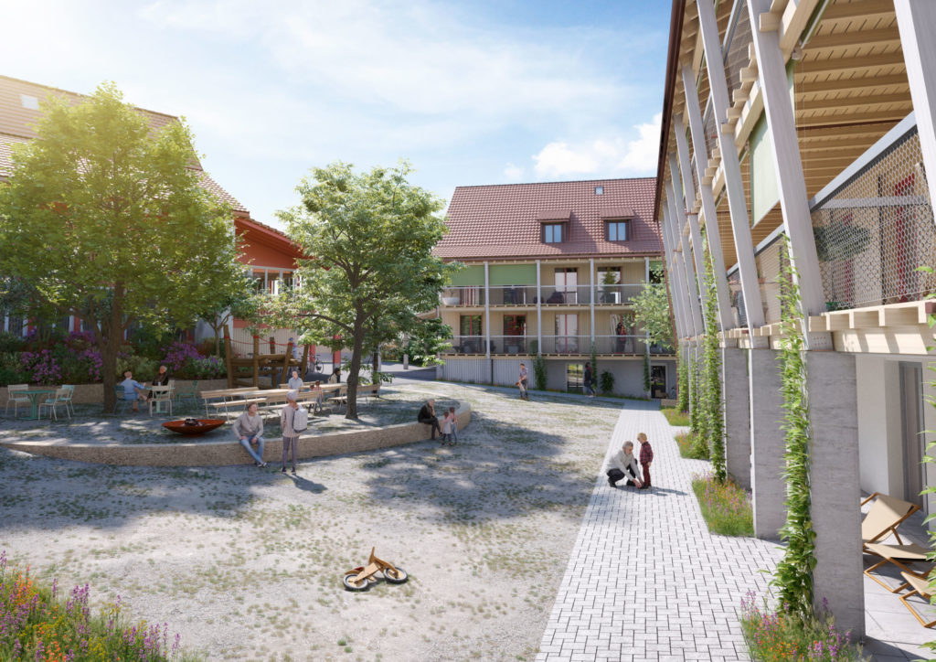 Ankündigung Erstvermietung in Niederhasli - Swiss Interactive Visualisierung