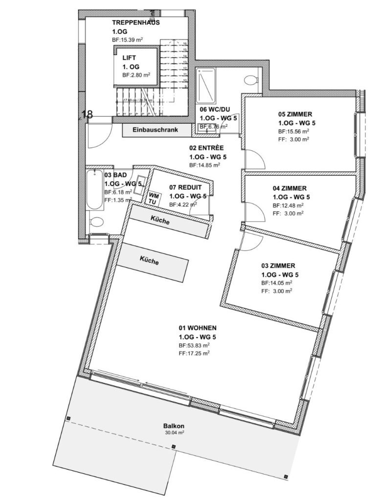 4.5 Zimmer-Wohnung im 1.OG ab sofort verfügbar - 4.5 zimmer1.og