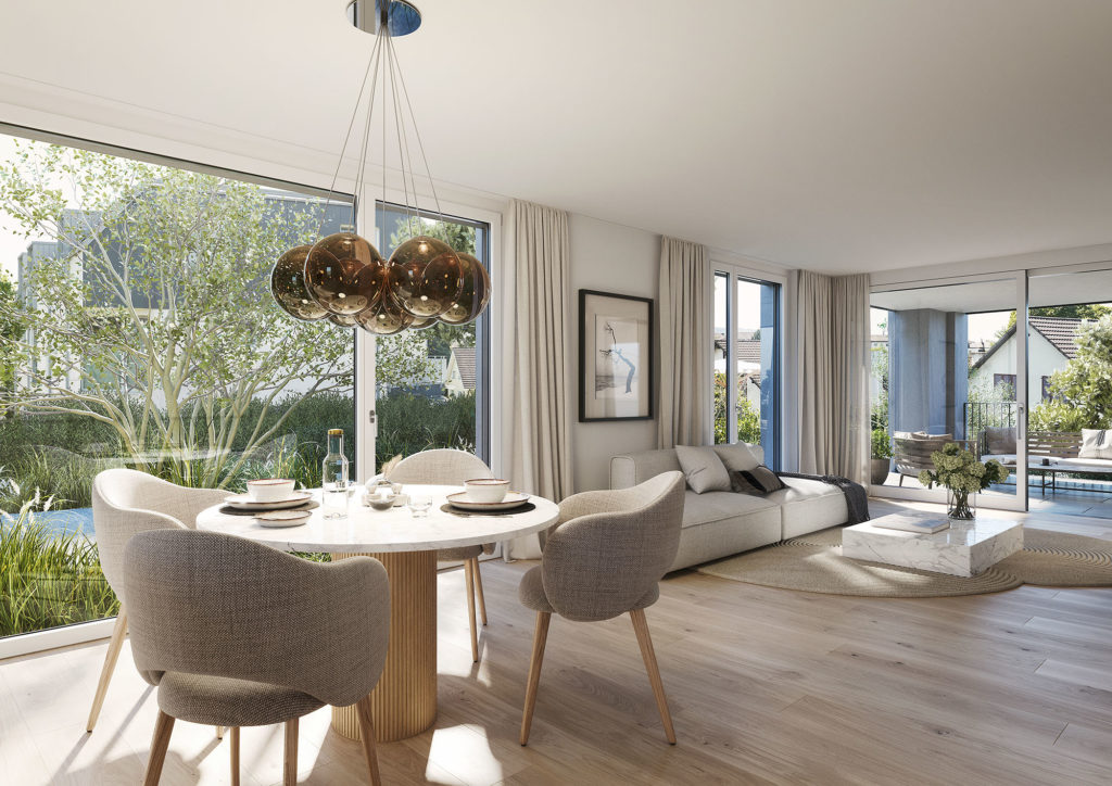 Fislisbach: Hochwertige Eigentumswohnungen - Innenvisualisierung