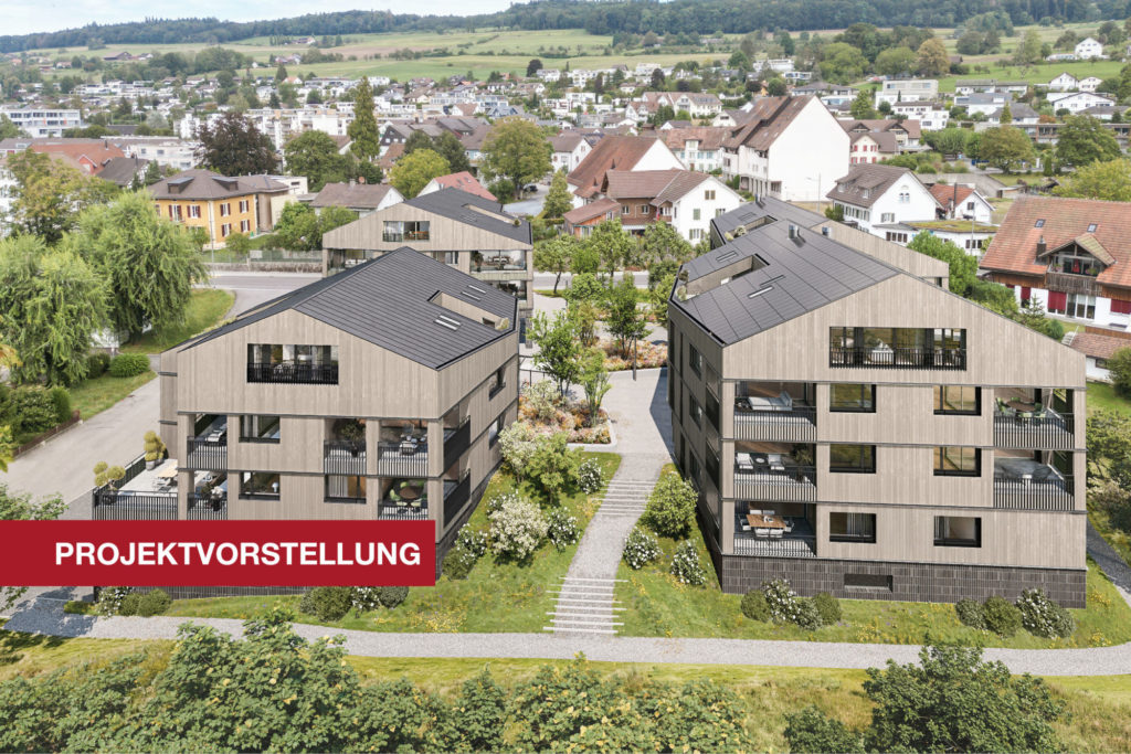 «Bänkliwiese» Oberrohrdorf – Wohnen im Dorfkern - Aussenvisualisierung