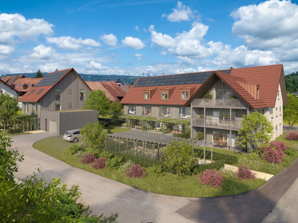 Eiken: Raum für Momente. Grund zum Bleiben - Aussenvisualisierung