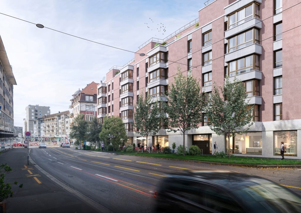 Ankündigung Erstvermietung in Zürich-Altstetten - Visualisierung