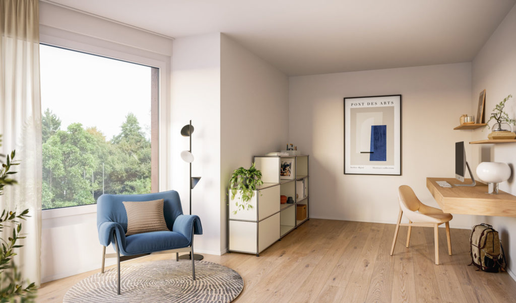 Ehrendingen: Doppel- und Reiheneinfamilienhäuser - Innenvisualisierung