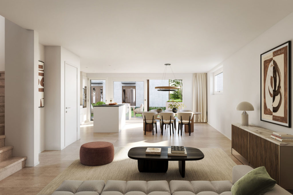 Ehrendingen: Doppel- und Reiheneinfamilienhäuser - Innenvisualisierung