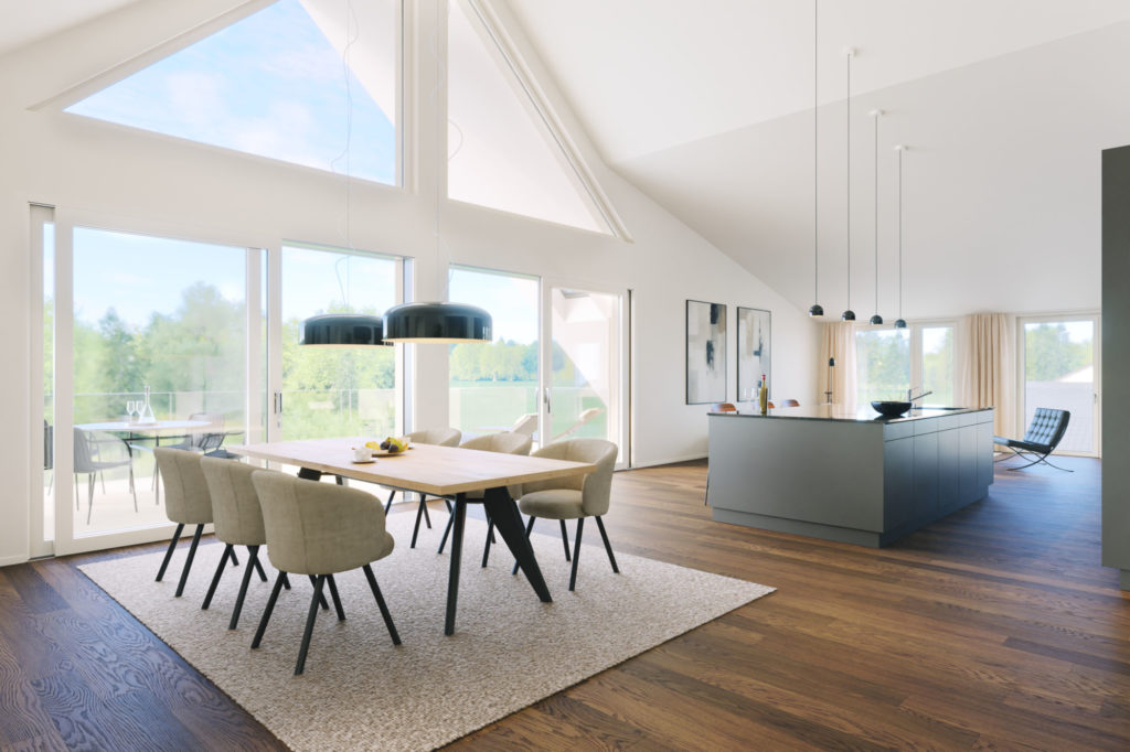 Lichtdurchflutete, moderne Maisonettewohnung mit Estrich und Weitblick - Wohnung W40