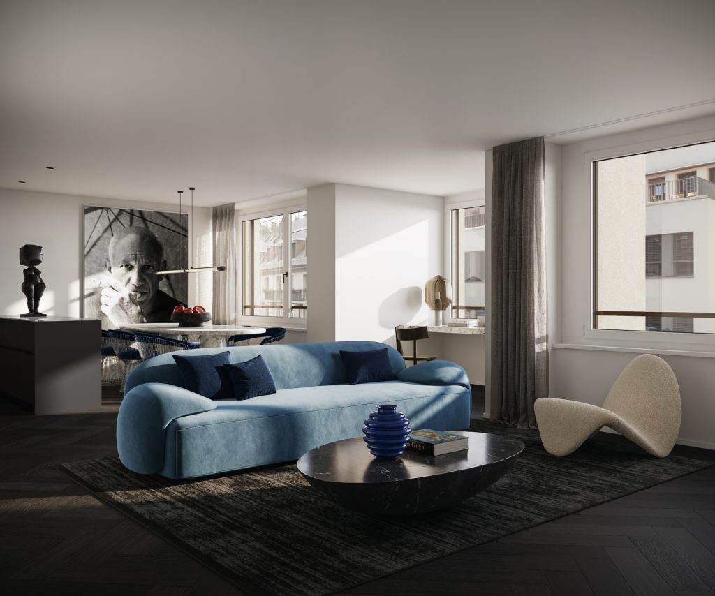 MARTA - Eigentumswohnungen im Kreis 3 in Zürich - _INT04_Floor4_Living_final (2)