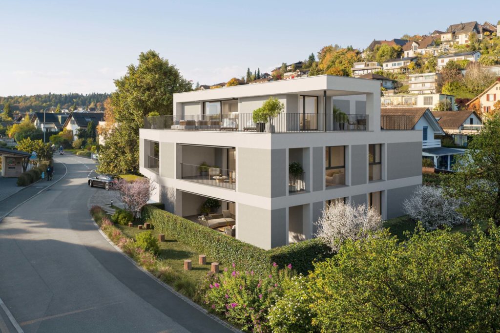 Gränichen: Attraktive Eigentumswohnungen - Aussenvisualisierung