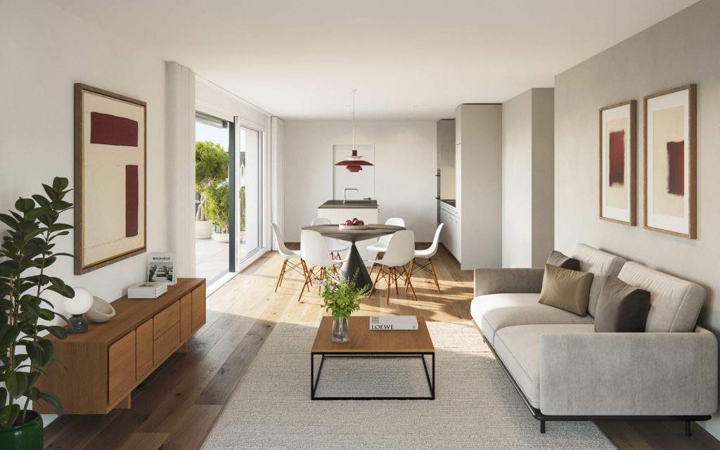 Gränichen: Attraktive Eigentumswohnungen - Innenvisualisierung